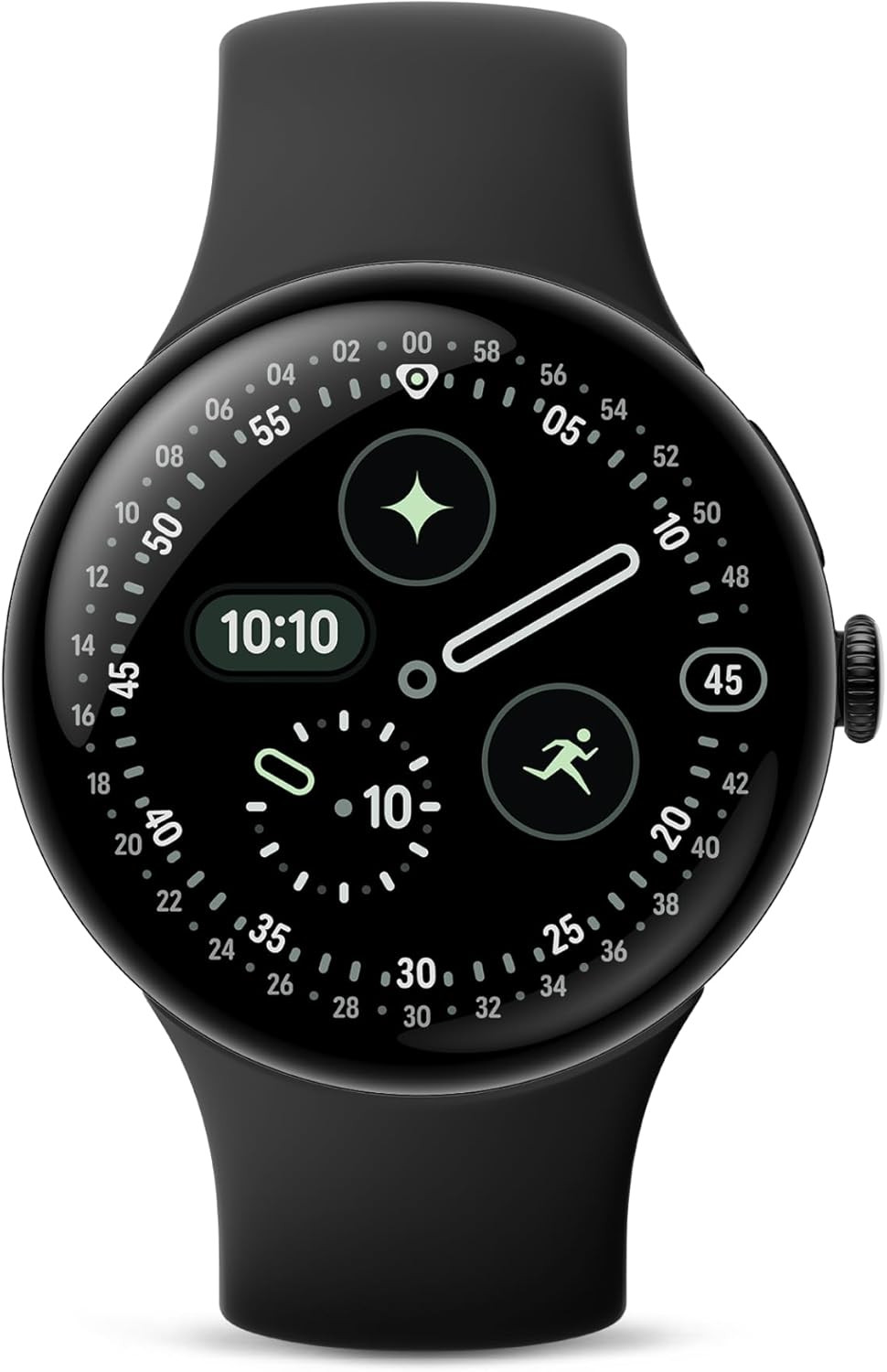 Google Pixel Watch 4 (41mm) - Android - 2 Years of Data - Heart Rate,Sleep & Fitness Tracking -30-Hour Battery -Polished Silver Aluminum Case - Porcelain Active Band - LTE - Google Pixel Watch app