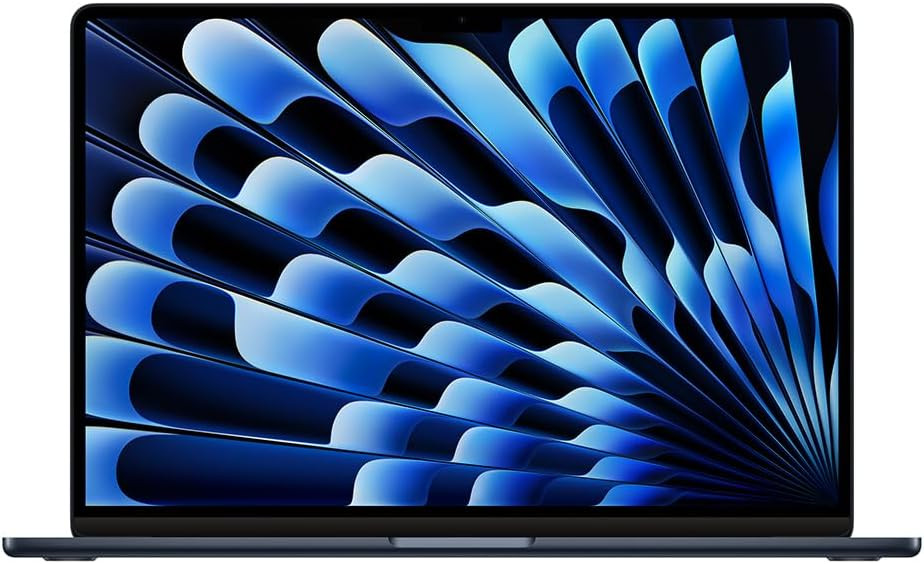 2024 Apple MacBook Air with Apple M3 Chip (15-inch, 8GB RAM, 512GB SSD Storage) (QWERTY English) Midnight