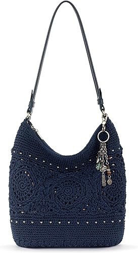 The Sak Sequoia Hobo Bag - Hand Crochet Large Women's Purse for Everyday & Travel - Durable Handbag & Tote With Zipper Pocket