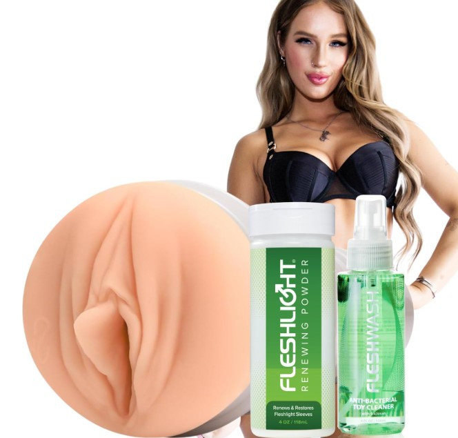 Fleshlight Girls | Sky Bri with A Care Pack - Fleshwash and Renewing Powder