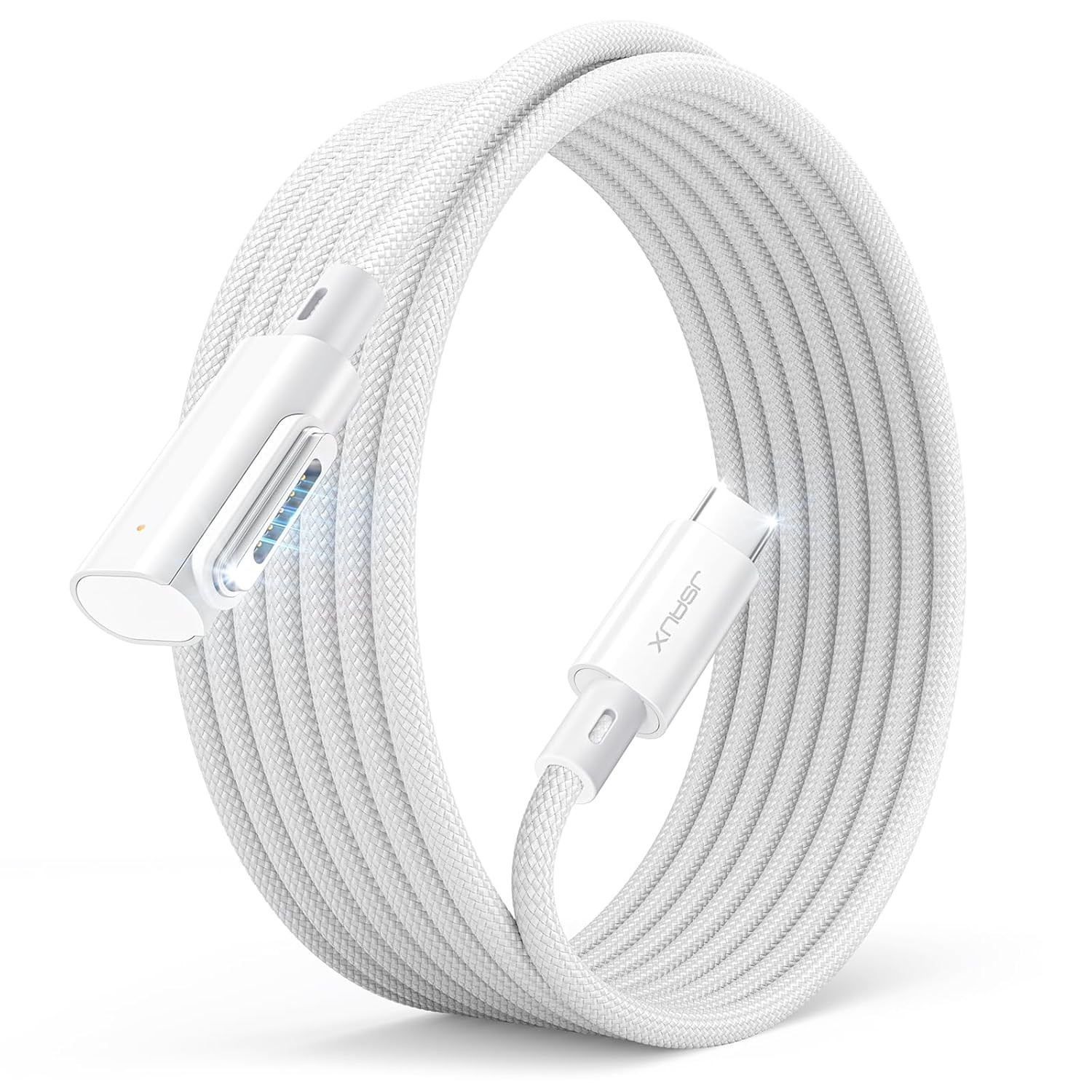 JSAUX USB C to Magnetic 3 Cable 10ft, 140W Magnetic Safe 3 Cable Compatible with MacBook Air (15"/13" M4 2025, M3 2024, M2 2023, M2 2022), MacBook Pro (16"/14" 2024/2023/2021)