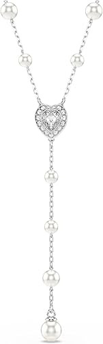 Swarovski Ariana Grande Collection, Clear Crystal & Pearls, Rhodium Finish, Necklaces, Earrings and Bracelets