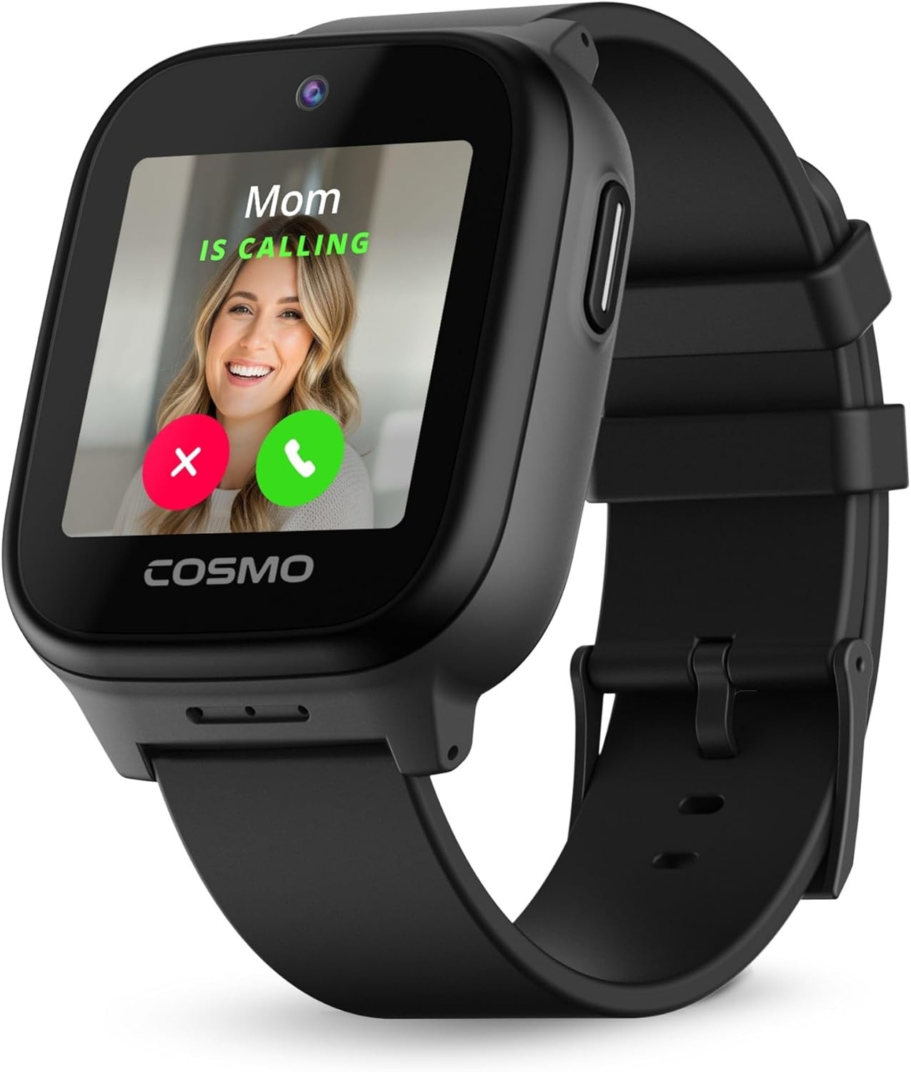 rTrack 5 Kids Smart Watch by Cosmo | Best Kid-Safe Phone Watch | Precision Real-Time GPS Tracking | Call, Text, Activity, School Settings | Spotify Music | Parental Controls | SOS & Safety Alerts